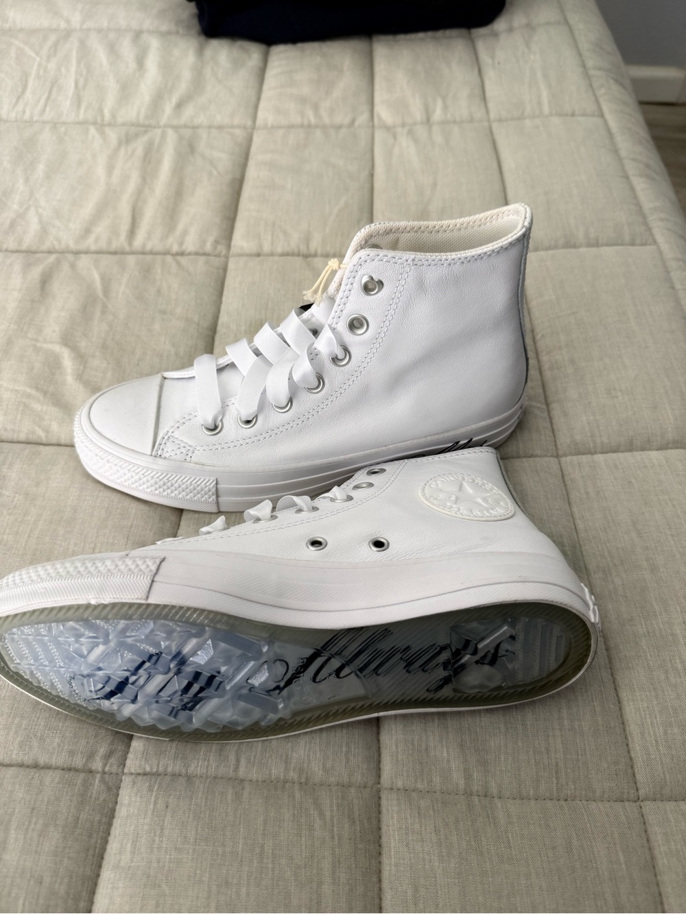 NWT Converse Wedding White High-Top Sneakers